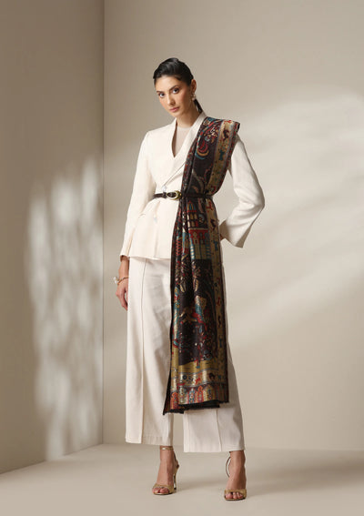 Dusala Heritage Symphony reversible Shawl