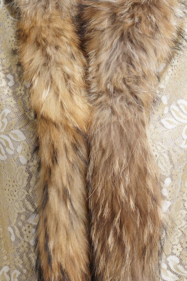 Sukhmani Gambhir In Pashmina Fur Border Stole