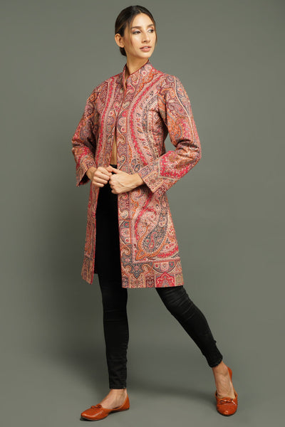 -  Long Paisley Vintage Jacket