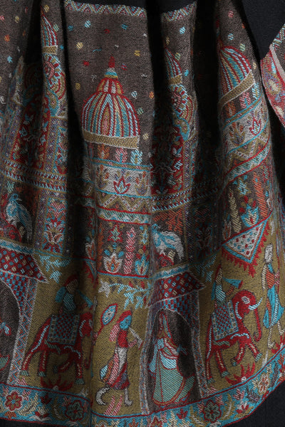 -  B Praak in Cashmere Fine Wool Stole