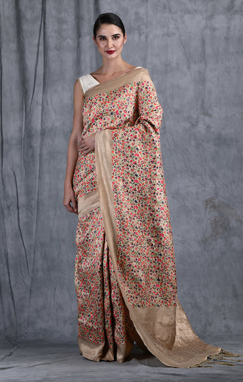 Akansha Pashmina Silk Saree