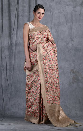 Akansha Pashmina Silk Saree