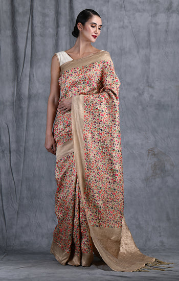 Akansha Pashmina Silk Saree