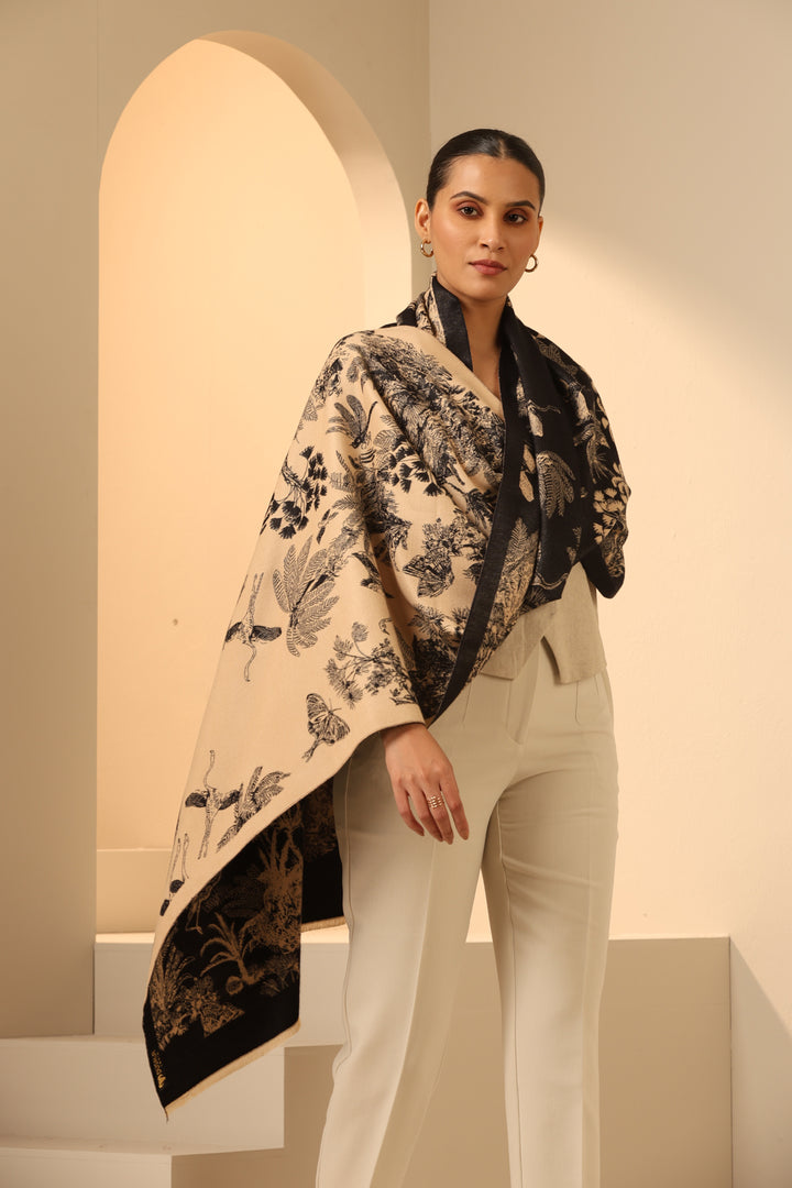 Sera Cashmere Reversible Stole