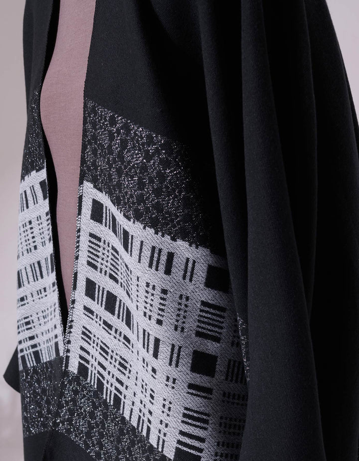 Pashan Black Heritage Cashmere Cape