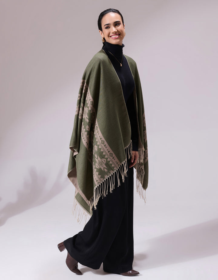 Alex Grey Heritage Cashmere Cape