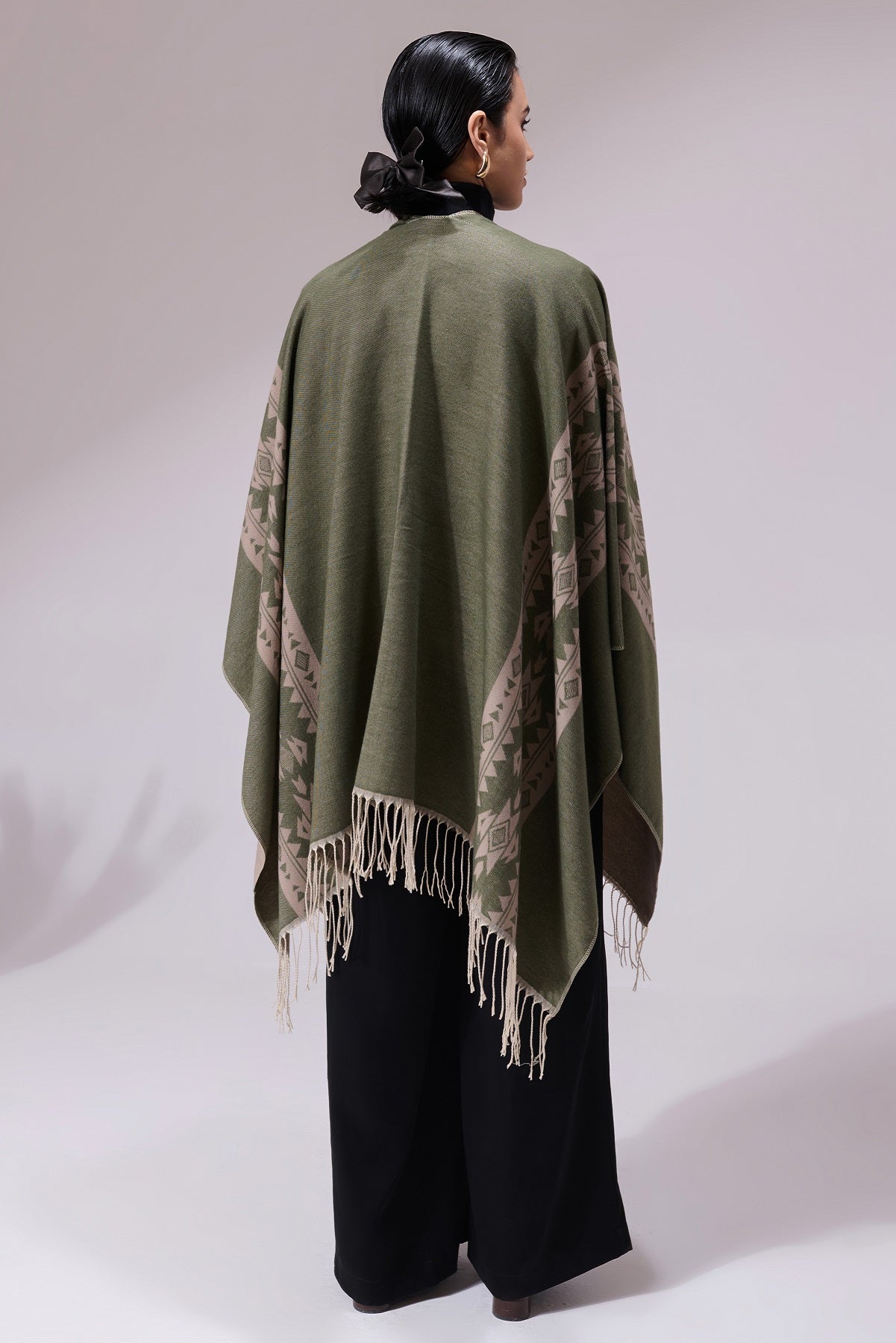 -  Alex Grey Heritage Cashmere Cape