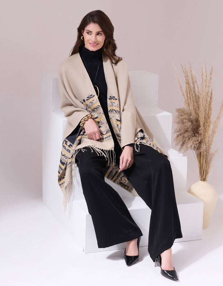 Kim Grey Heritage Cashmere Cape