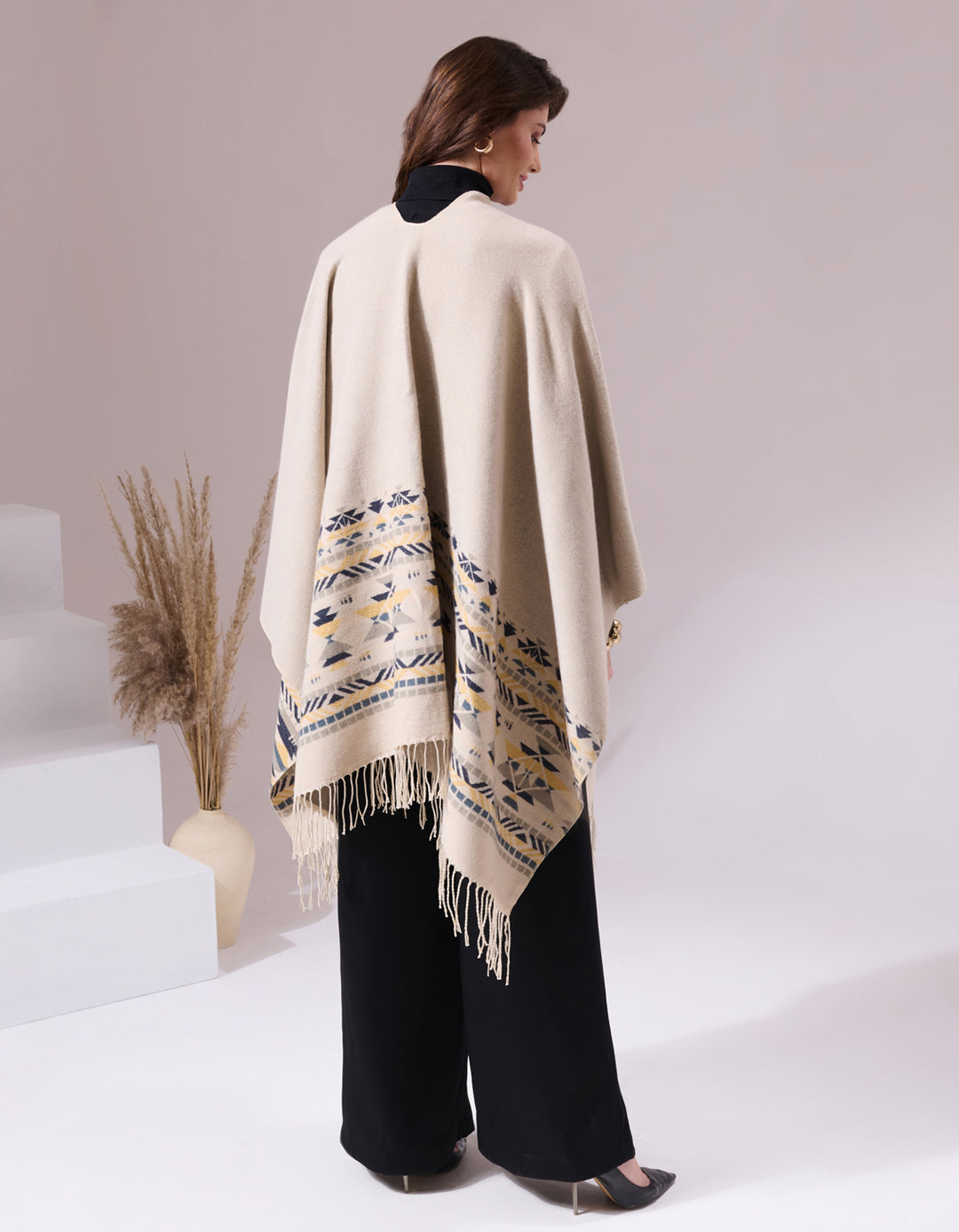 Kim Grey Heritage Cashmere Cape