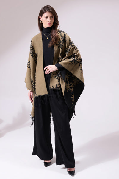 -  Lewis Black Heritage Cashmere Cape
