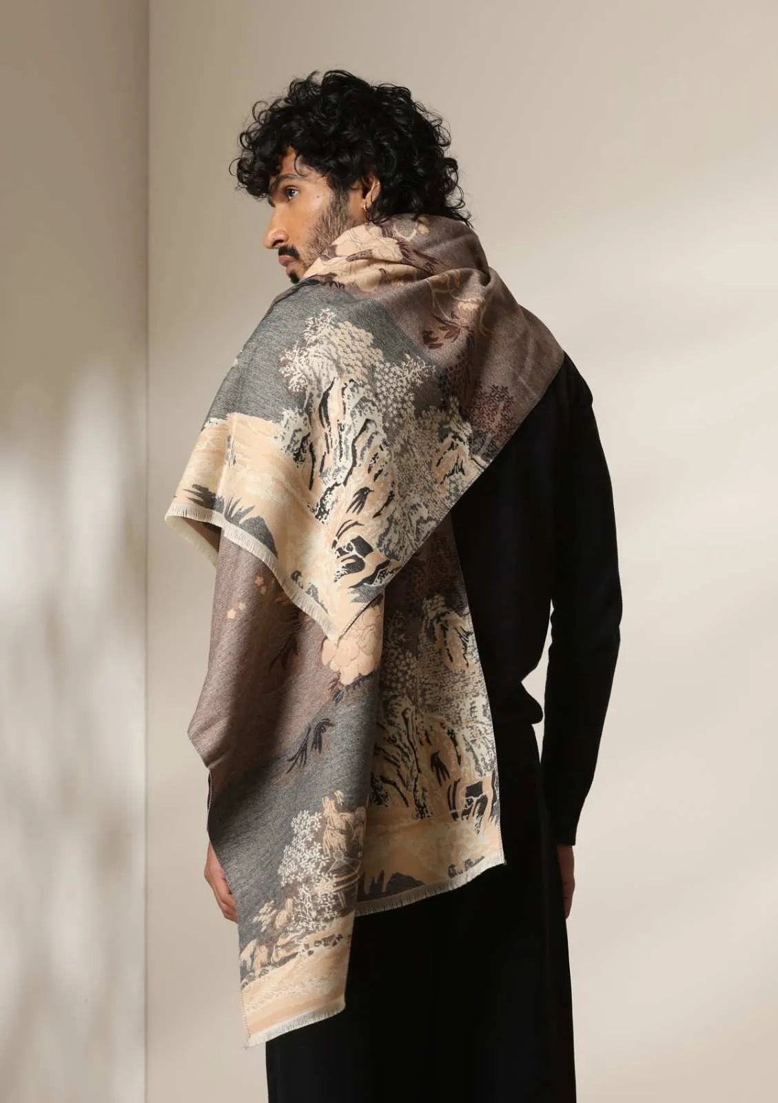 Desert Mirage Thick vegan cashmere Stoles