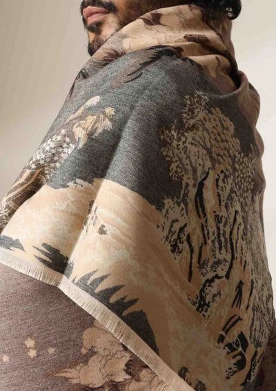 Desert Mirage Thick vegan cashmere Stoles