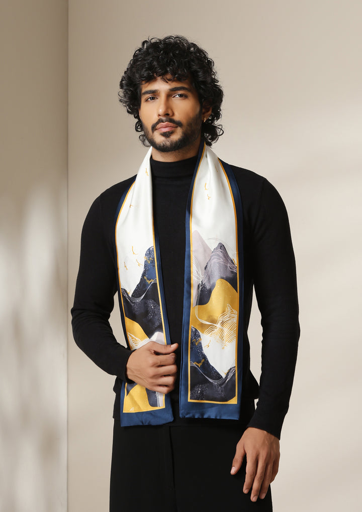 His &amp; Her Abstract Silk Gift Set