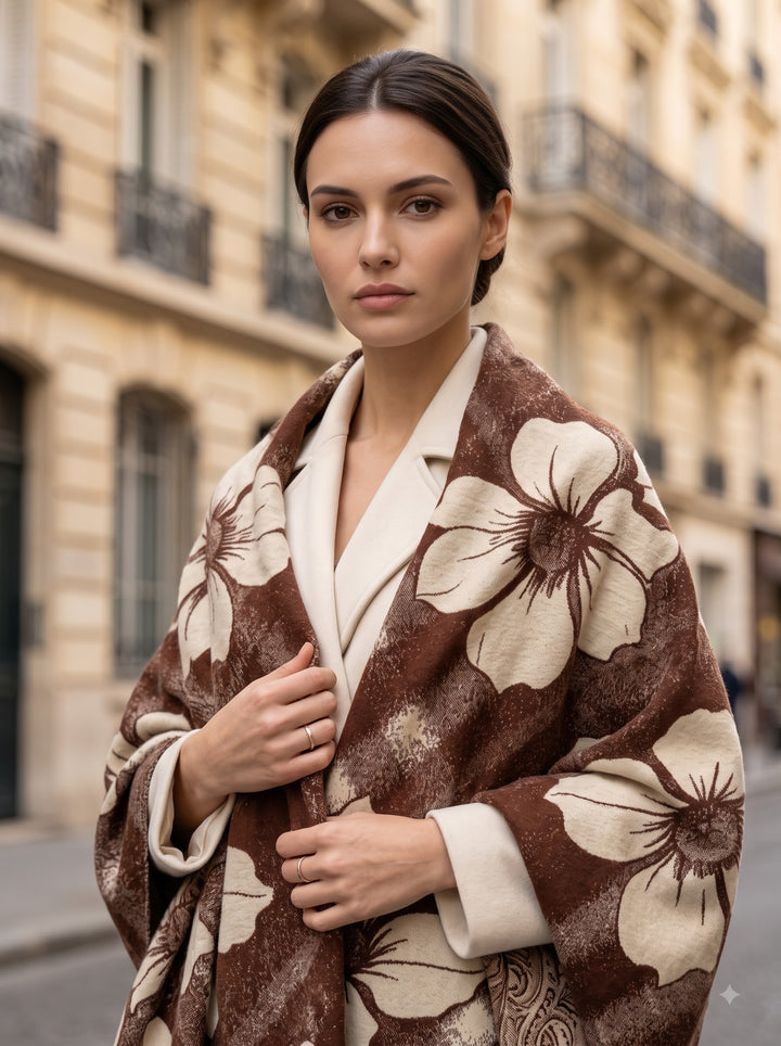 The Hazel Reserve | Reversible Ombre Stole &amp; Dry Fruit Gift Box by Dusala