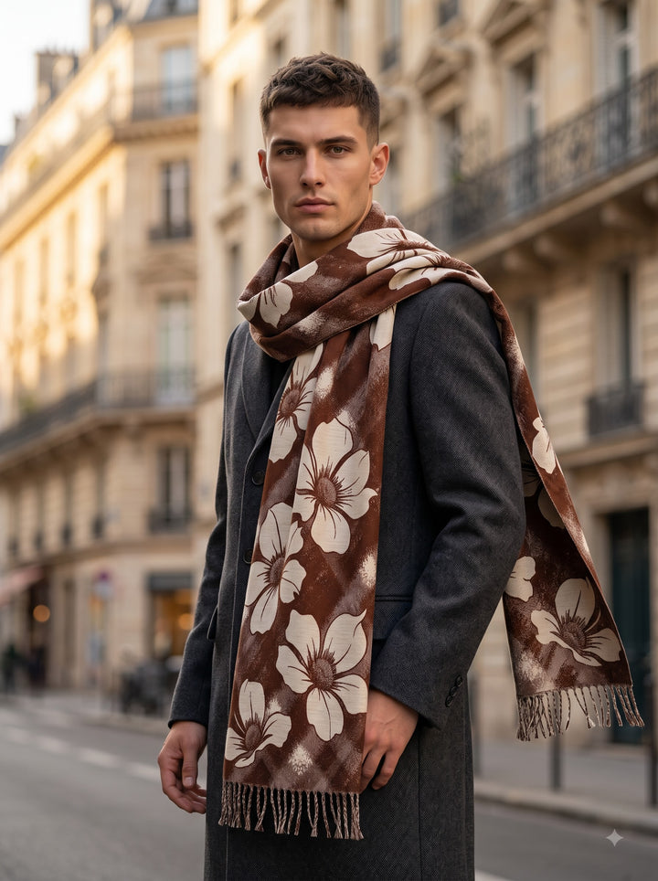 The Hazel Reserve | Reversible Ombre Stole &amp; Dry Fruit Gift Box by Dusala