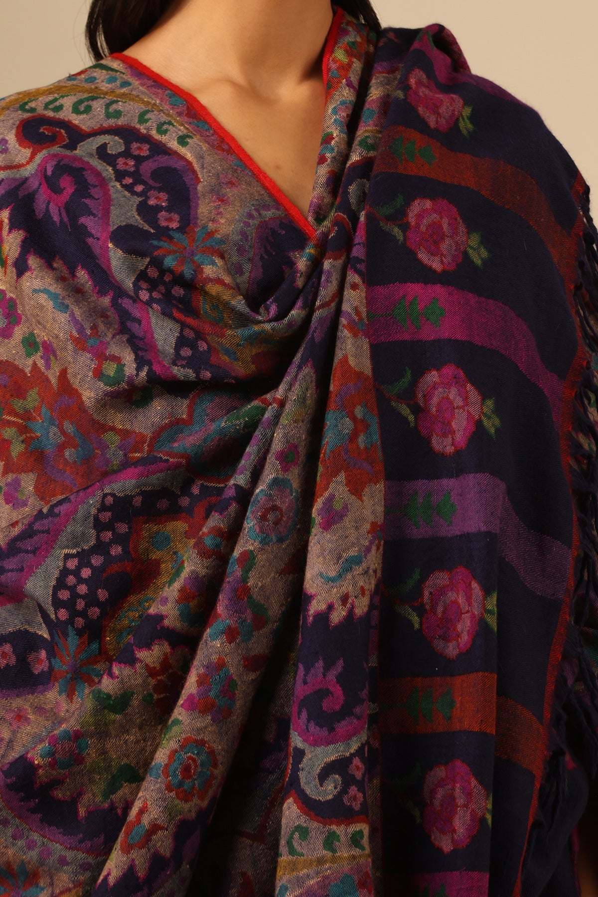 -  Gregoria Handmade Pashmina Shawl