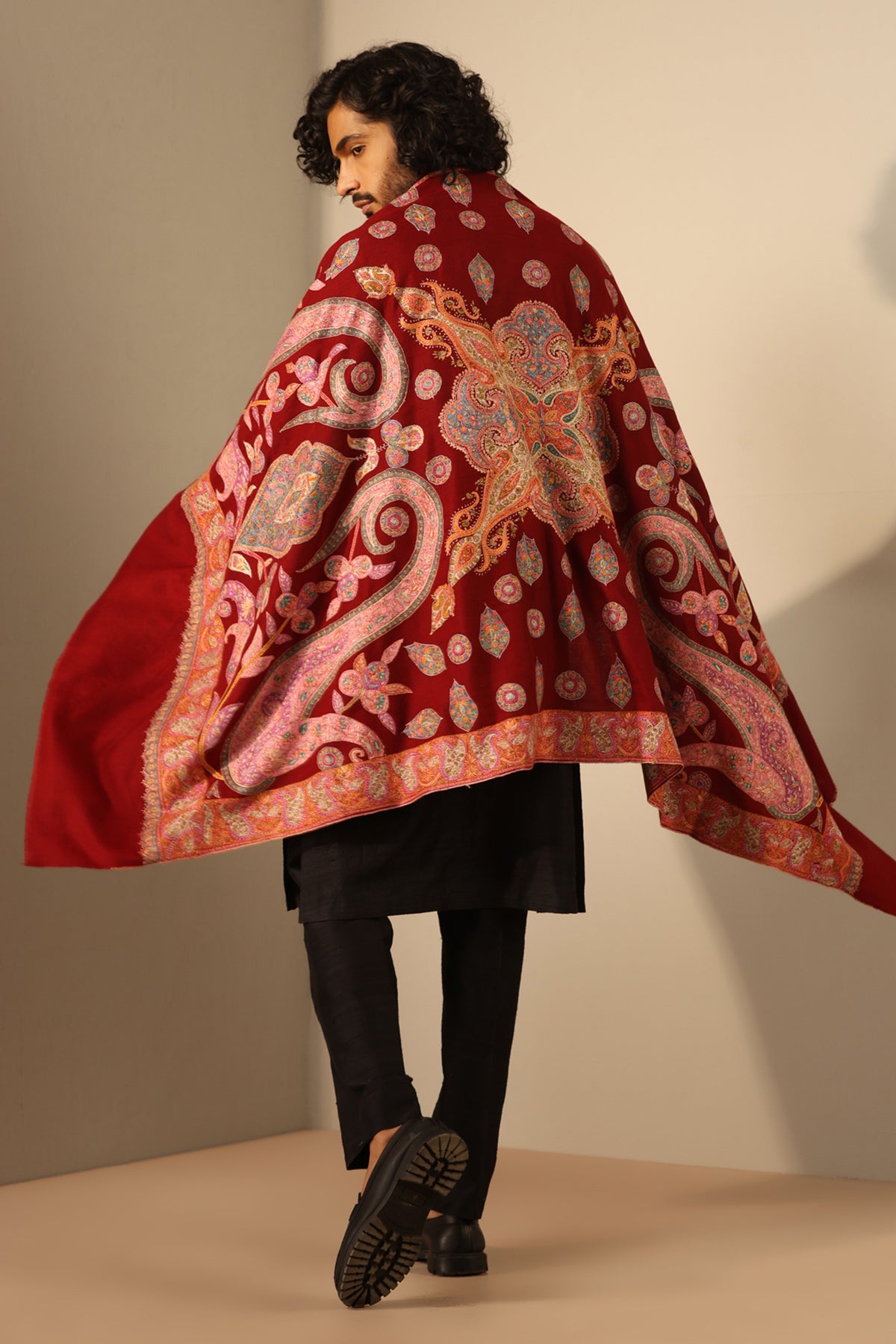 -  Pankti Handmade Pashmina Shawl