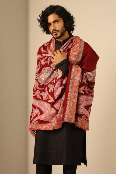 -  Pankti Handmade Pashmina Shawl