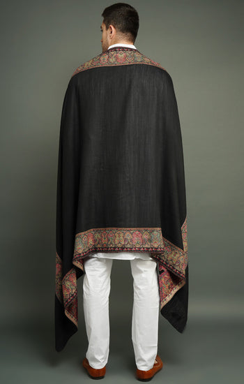 Pashmina wool in antique jamawar paisley design Shawls