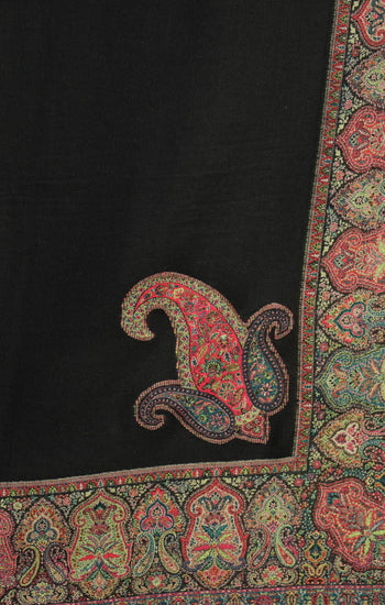 Pashmina wool in antique jamawar paisley design Shawls