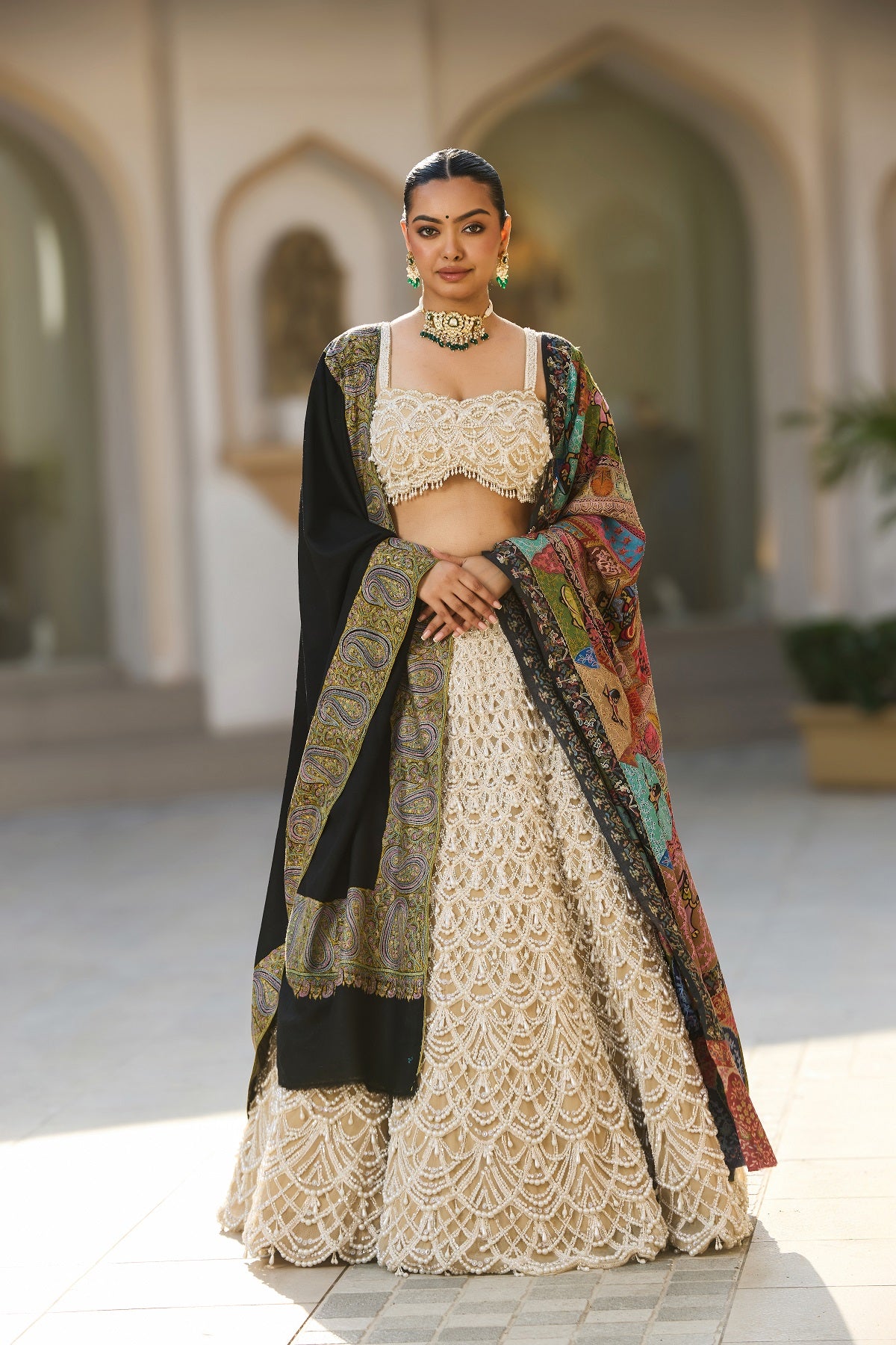 -  Vaigai Pashmina Shawl