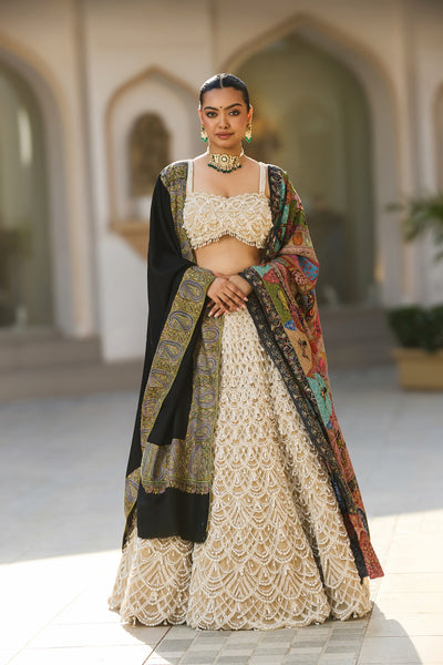 -  Vaigai Pashmina Shawl