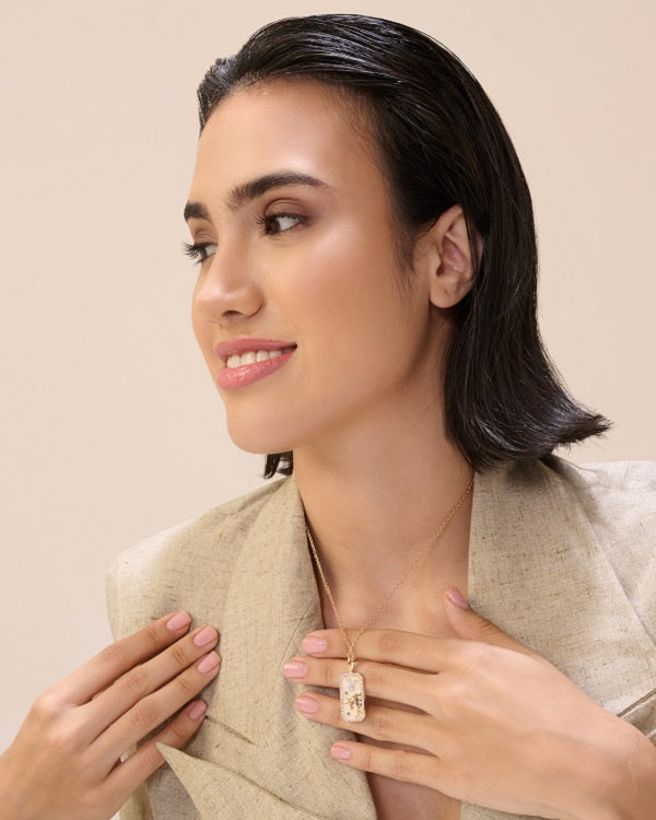 -  Taurus Zodiac Pendant | 18K Gold-Plating Color Necklace