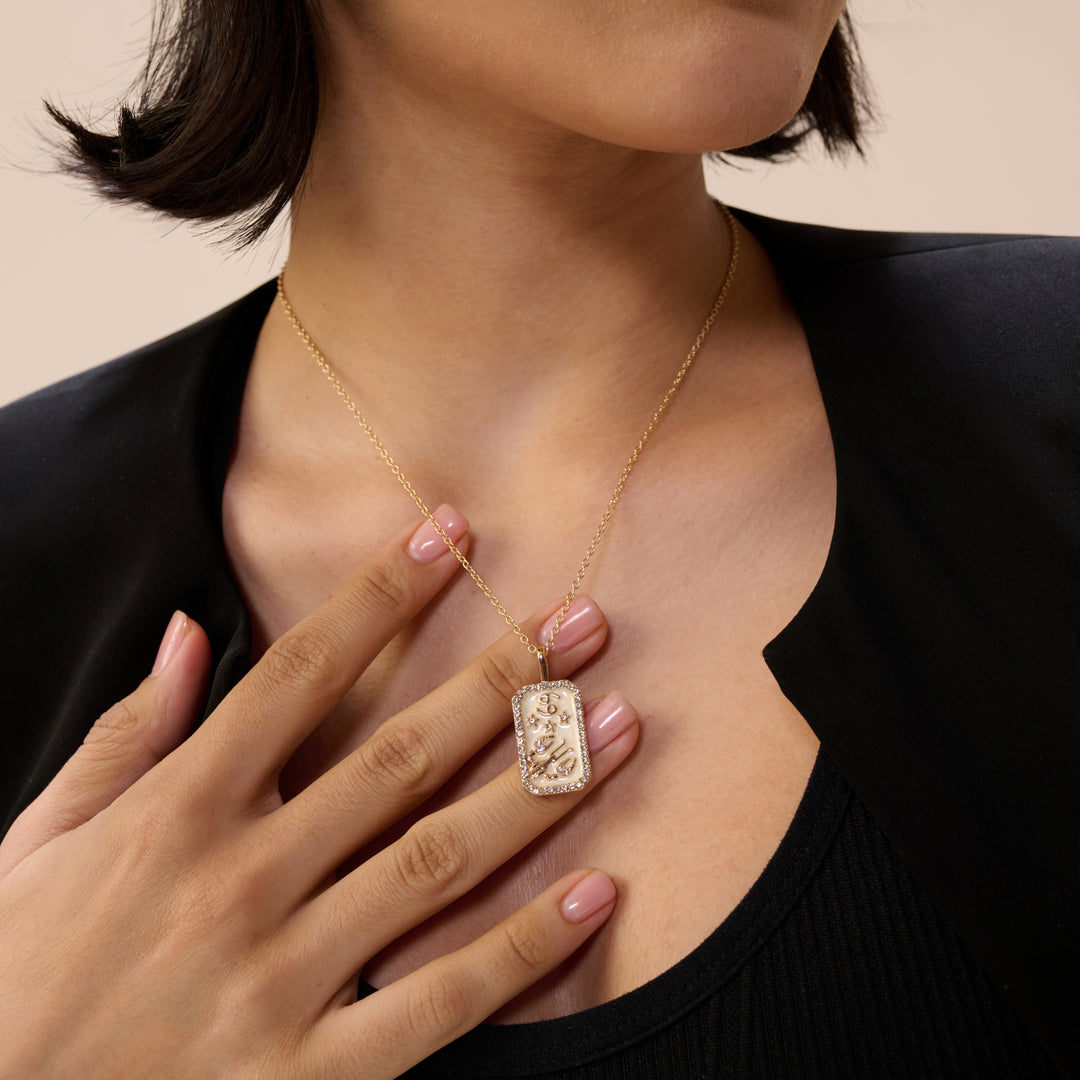Cancer Zodiac Pendant | 18K Gold-Plating Color Necklace