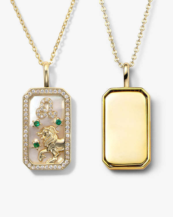 Leo Zodiac Pendant | 18K Gold-Plating Color Necklace