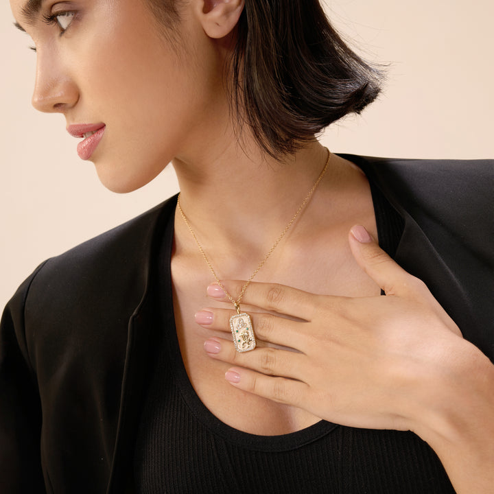 Leo Zodiac Pendant | 18K Gold-Plating Color Necklace