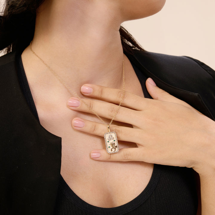 Leo Zodiac Pendant | 18K Gold-Plating Color Necklace