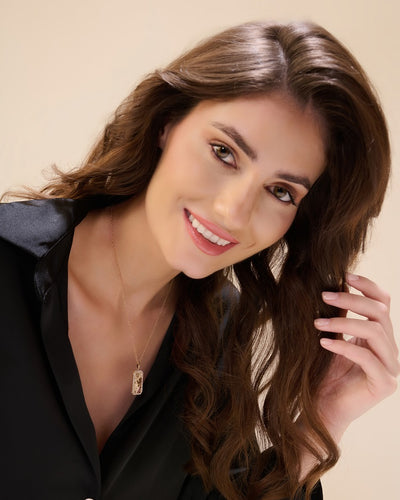 -  Virgo Zodiac Pendant | 18K Gold-Plating Color Necklace