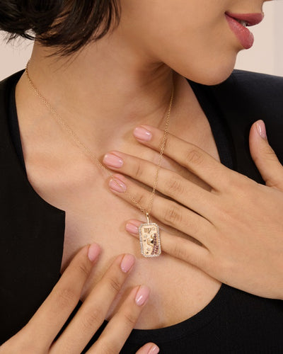 -  Virgo Zodiac Pendant | 18K Gold-Plating Color Necklace