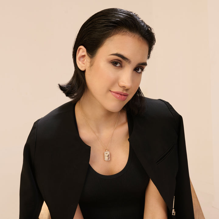 Virgo Zodiac Pendant | 18K Gold-Plating Color Necklace