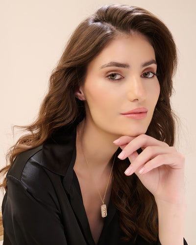 -  Virgo Zodiac Pendant | 18K Gold-Plating Color Necklace