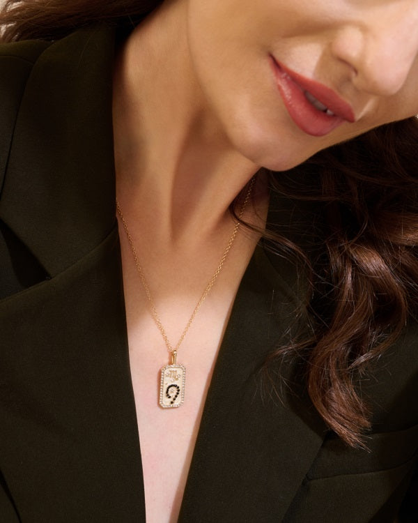 -  Scorpio Zodiac Pendant | 18K Gold-Plating Color Necklace