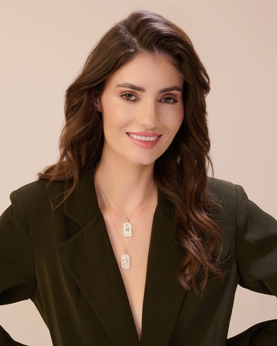 -  Pisces Zodiac Pendant | 18K Gold-Plating Color Necklace