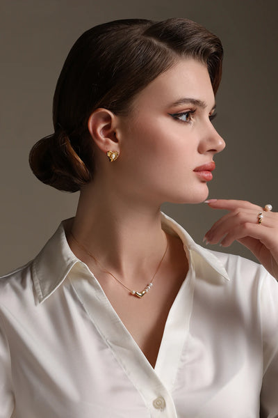 Heartfealt Pearls Earrings