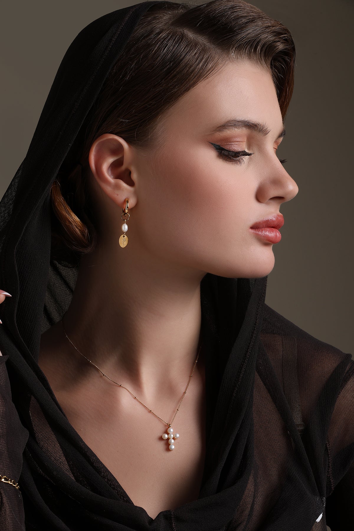 -  Flora Drop Earrings