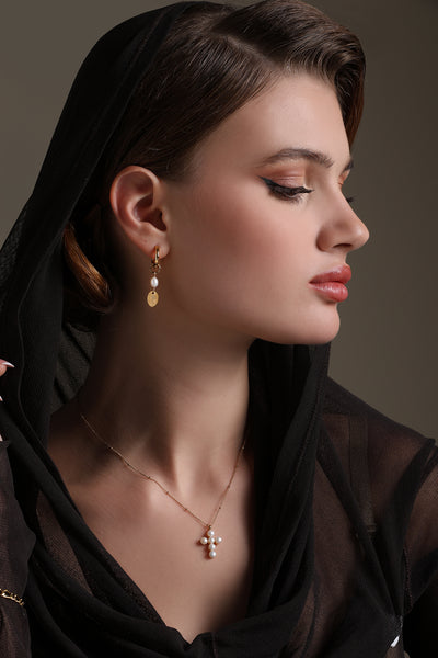 -  Flora Drop Earrings