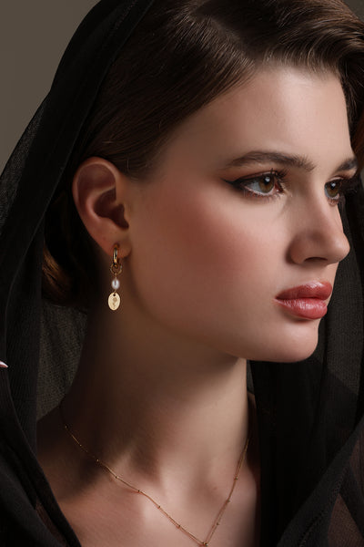 -  Flora Drop Earrings