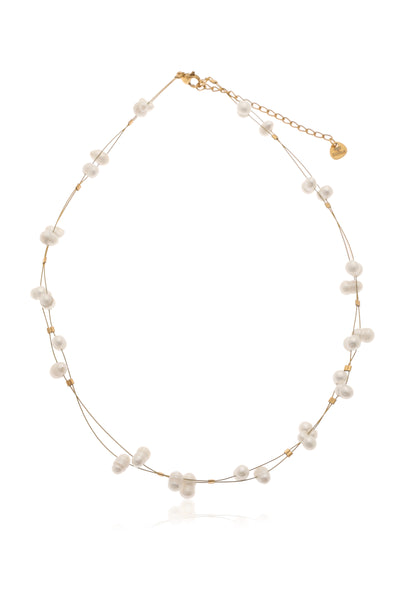 -  Pearl Elegance Chain Pendant
