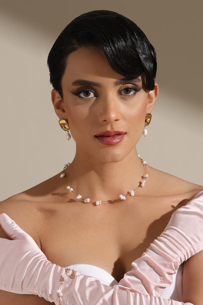 -  Pearl Elegance Chain Pendant