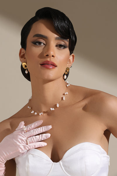 -  Pearl Elegance Chain Pendant