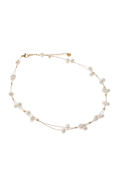 -  Pearl Elegance Chain Pendant