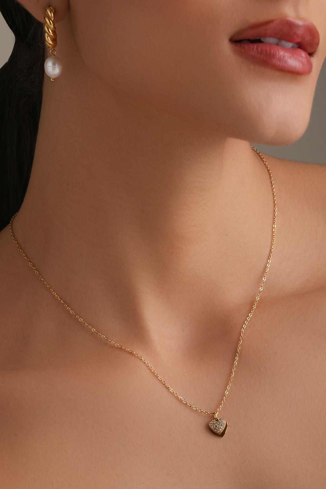 The Amara Gold-Plated Pearl Necklace Gift Box