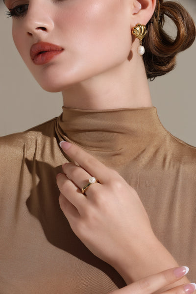 -  The Boho Pearl Ring