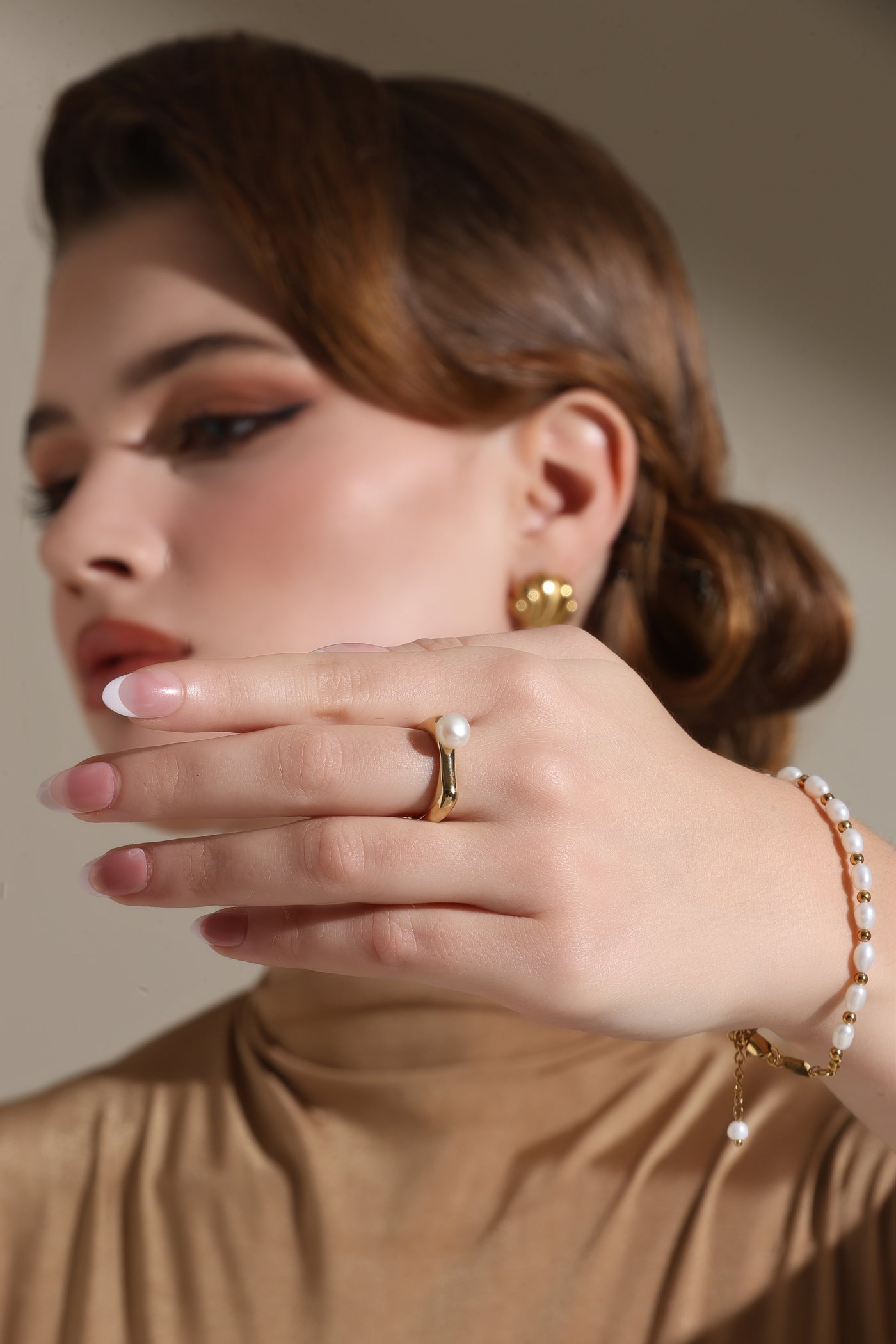 -  The Boho Pearl Ring