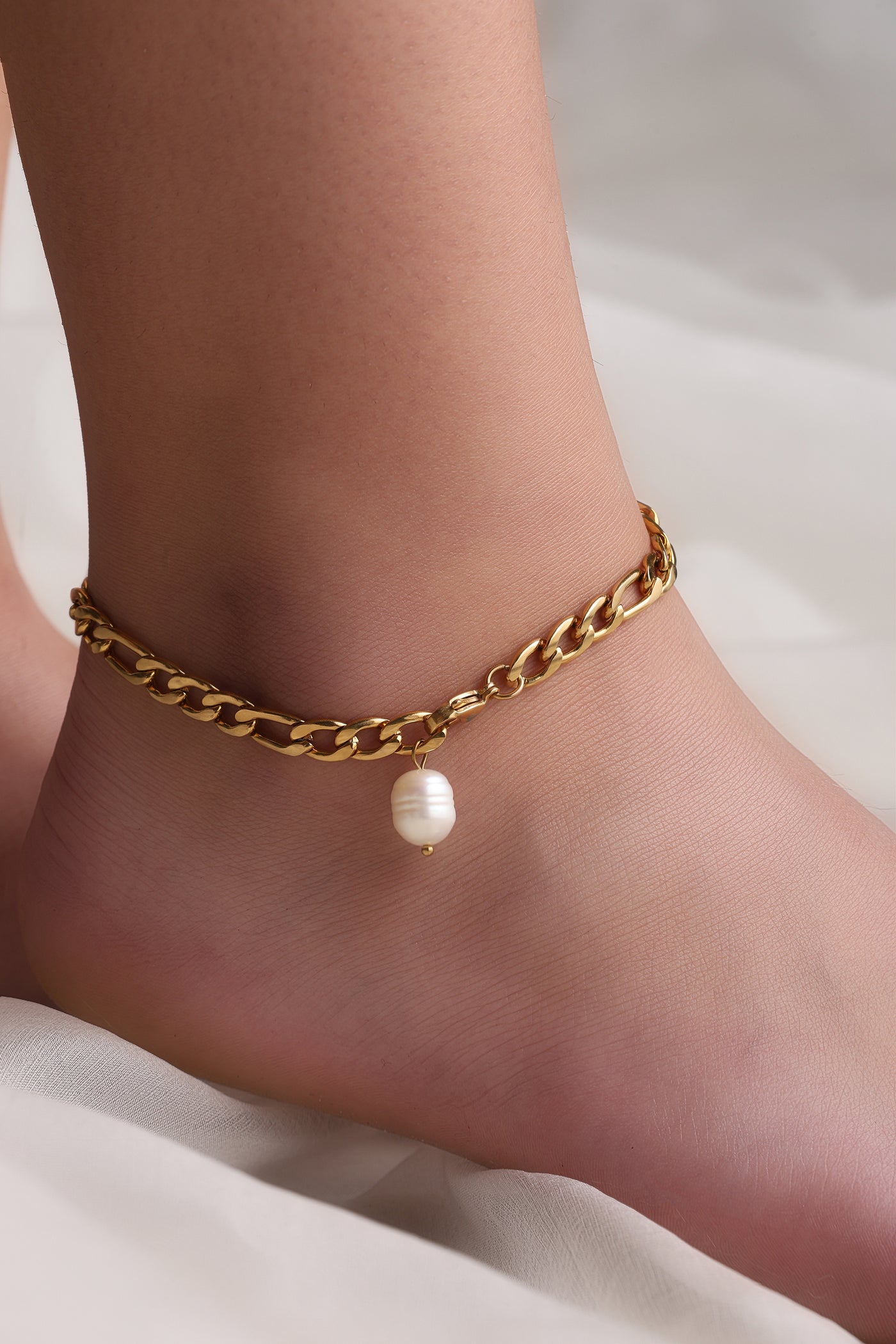 -  Pearl Ankle Pearl Anklet