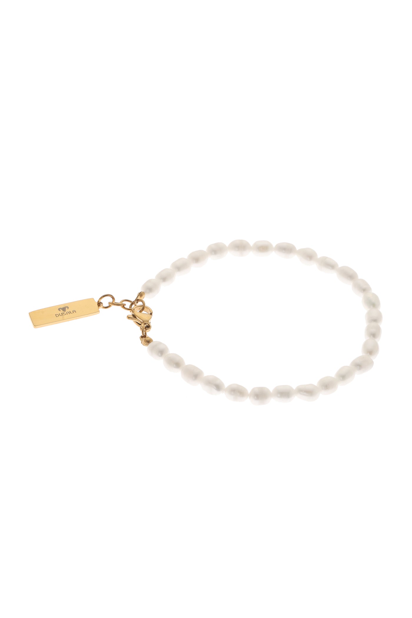 -  Love Pearl Charm Bracelet